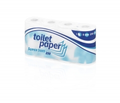 Toilettenpapier Tissue wei� 2-lagig